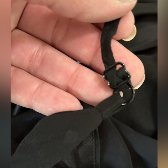 Moonlight Chiffon Little Black Dress with Spaghetti Straps‎ Size Small - Picture 12 of 12